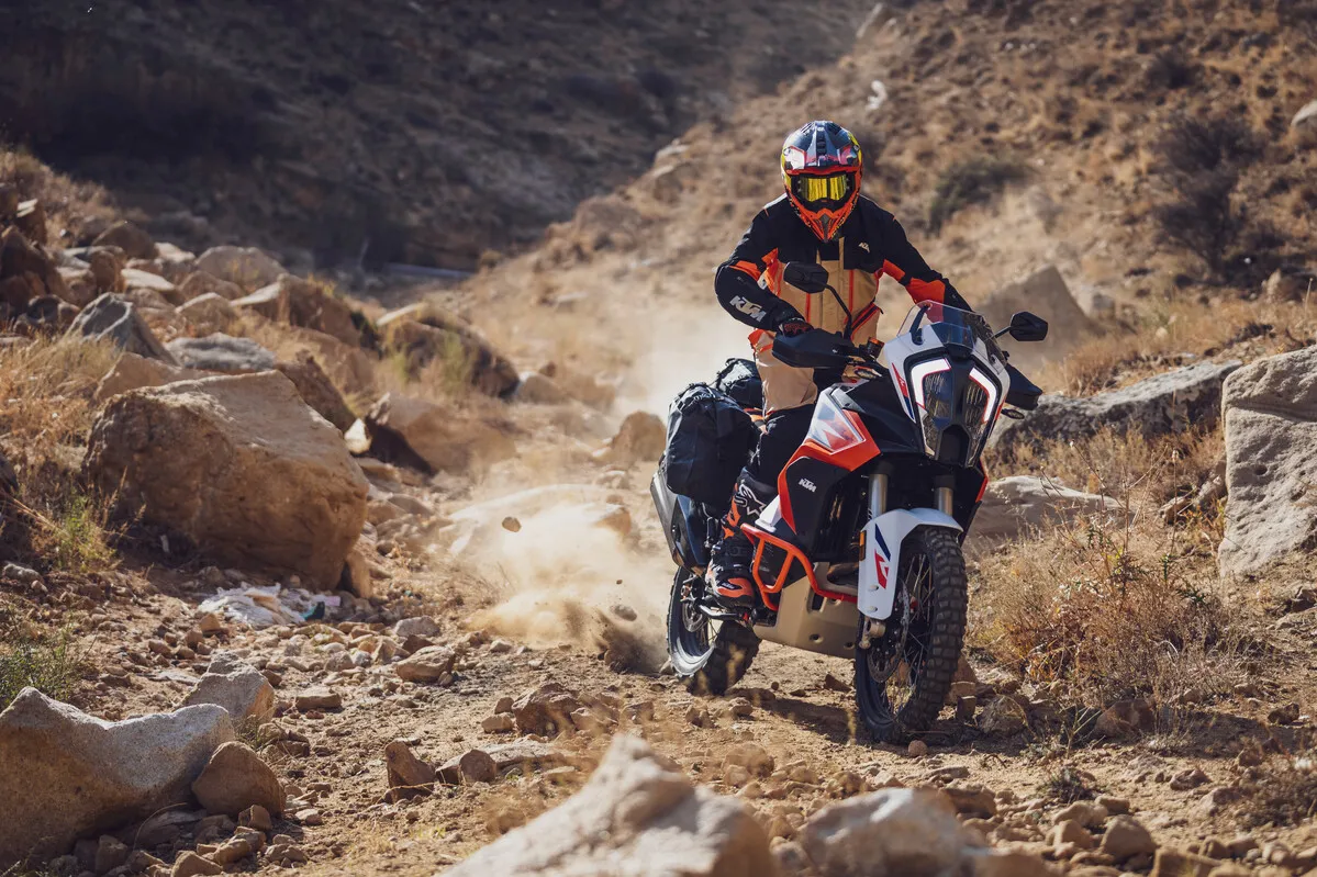 KTM 1290 Super Adventure R, en situation