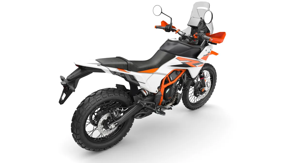 KTM 390 Adventure R, trois-quarts arrière