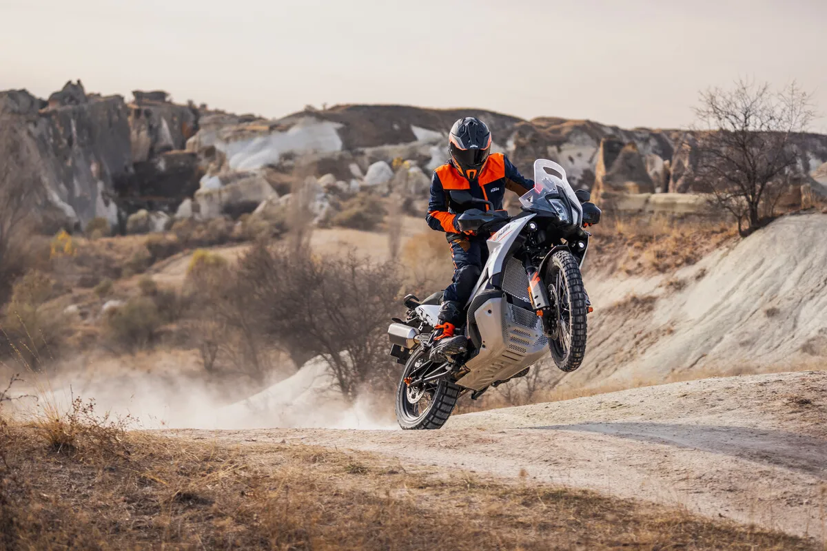 KTM 790 Adventure, en situation