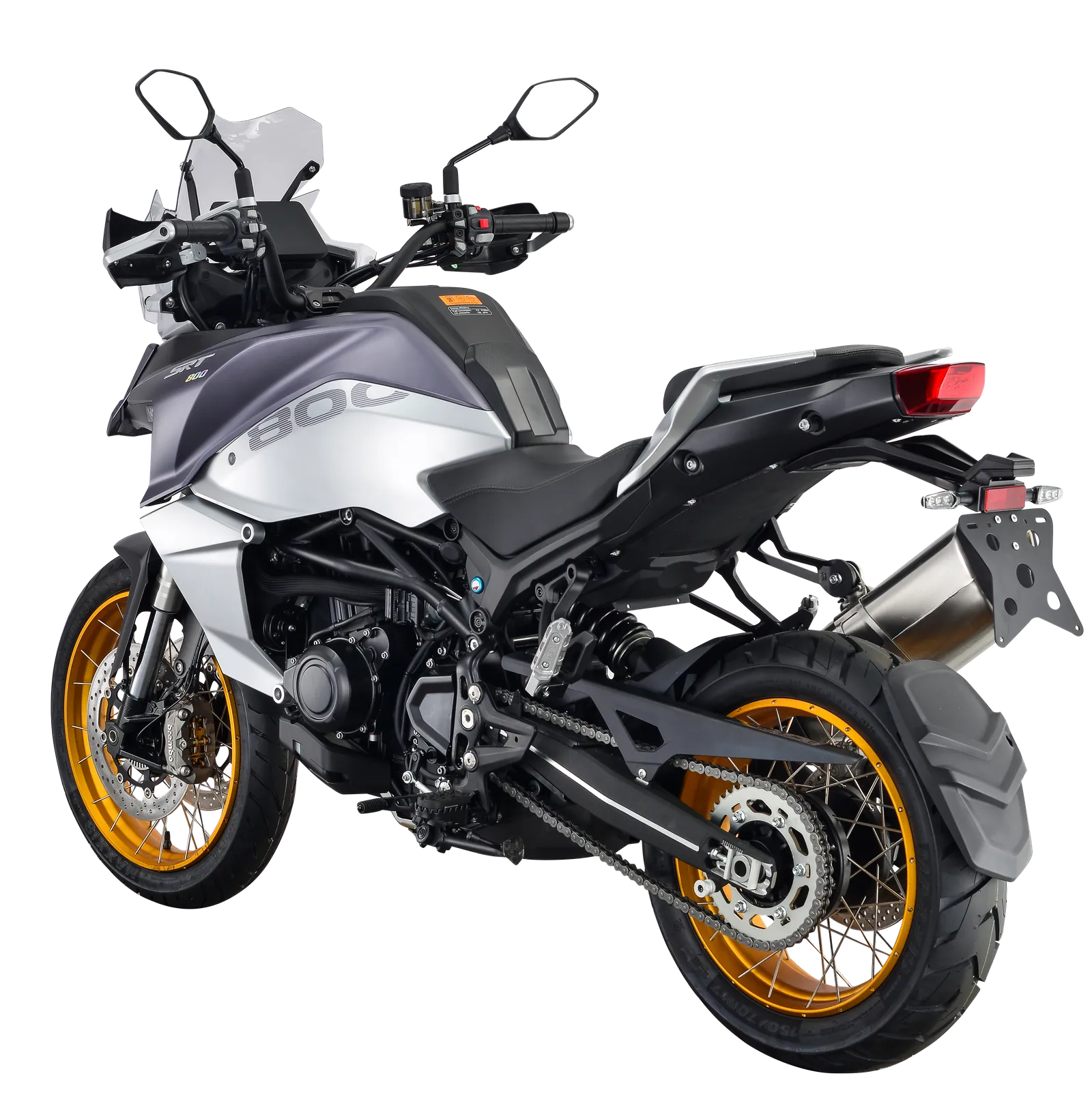 QJMotor SRT 800X, trois-quarts arrière