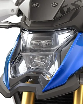Projecteur Full LED avec éclairage de jour en X de la BMW F 450 GS